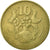 Munten, Cyprus, 10 Cents, 1983, FR+, Nickel-brass, KM:56.1