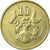 Munten, Cyprus, 10 Cents, 1985, ZF+, Nickel-brass, KM:56.2
