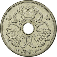 Moeda, Dinamarca, Margrethe II, 2 Kroner, 2001, Copenhagen, EF(40-45)