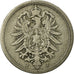 Monnaie, GERMANY - EMPIRE, Wilhelm I, 10 Pfennig, 1889, Hamburg, TB