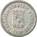 Moneda, Francia, 25 Centimes, 1921, MBC, Aluminio, Elie:10.3