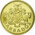 Moneta, Barbados, 5 Cents, 1973, Franklin Mint, SPL, Ottone, KM:11