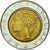 Moneta, Włochy, 500 Lire, 1988, Rome, AU(50-53), Bimetaliczny, KM:111