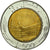 Moeda, Itália, 500 Lire, 1988, Rome, AU(50-53), Bimetálico, KM:111