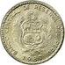 Moneta, Peru, Inti, 1987, Lima, AU(55-58), Miedź-Nikiel, KM:296