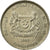 Moneta, Singapur, 20 Cents, 2009, Singapore Mint, VF(30-35), Miedź-Nikiel