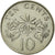 Moneta, Singapur, 10 Cents, 2007, Singapore Mint, AU(50-53), Miedź-Nikiel