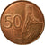 Moneda, Eslovaquia, 50 Halierov, 2006, MBC, Cobre chapado en acero, KM:35