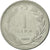 Moneta, Turcja, Lira, 1959, VF(30-35), Stal nierdzewna, KM:889a.1