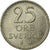 Munten, Zweden, Carl XVI Gustaf, 25 Öre, 1973, FR+, Copper-nickel, KM:851