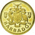 Moneda, Barbados, 5 Cents, 1973, Franklin Mint, FDC, Latón, KM:11
