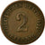 Coin, GERMANY - EMPIRE, Wilhelm II, 2 Pfennig, 1911, Berlin, EF(40-45), Copper