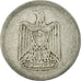 Moneta, Egipt, 10 Milliemes, 1967/AH1386, VF(20-25), Aluminium, KM:411