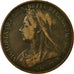 Moneda, Gran Bretaña, Victoria, Penny, 1899, BC+, Bronce, KM:790