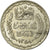 Moneda, Túnez, Ahmad Pasha Bey, 5 Francs, AH 1358/1939, Paris, MBC, Plata