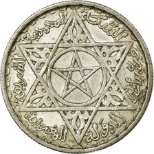 Münze, Marokko, Mohammed V, 100 Francs, AH 1372/1953, Paris, SS+, Silber, KM:52