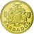 Moneda, Barbados, 5 Cents, 1975, Franklin Mint, FDC, Latón, KM:11