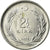 Moneta, Turcja, 2-1/2 Lira, 1978, VF(30-35), Stal nierdzewna, KM:893.2