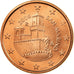 San Marino, 5 Euro Cent, 2006, MS(65-70), Copper Plated Steel, KM:442