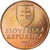 Coin, Slovakia, 50 Halierov, 2007, EF(40-45), Copper Plated Steel, KM:35
