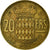 Monnaie, Monaco, Rainier III, 20 Francs, Vingt, 1950, TTB, Aluminum-Bronze