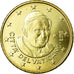 VATICAN CITY, 50 Euro Cent, 2012, BU, MS(63), Brass, KM:387