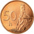 Coin, Slovakia, 50 Halierov, 2002, MS(63), Copper Plated Steel, KM:35