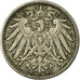 Coin, GERMANY - EMPIRE, Wilhelm II, 5 Pfennig, 1904, Muldenhütten, VF(30-35)