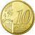 França, 10 Euro Cent, 2008, BE, MS(65-70), Latão, KM:1410