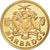 Moneda, Barbados, Cent, 1975, Franklin Mint, FDC, Bronce, KM:10