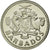 Moneta, Barbados, 25 Cents, 1975, Franklin Mint, MS(65-70), Miedź-Nikiel, KM:13