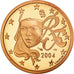 Frankreich, 5 Euro Cent, 2004, STGL, Copper Plated Steel, KM:1284