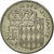 Monnaie, Monaco, Rainier III, 1/2 Franc, 1976, TTB, Nickel, Gadoury:MC 149