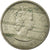 Moneda, PENÍNSULA MALAYA & BORNEO BRITÁNICO, 20 Cents, 1961, MBC, Cobre -