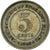 Moeda, MALAIA, 5 Cents, 1948, EF(40-45), Cobre-níquel, KM:7