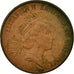Moneda, Guernsey, Elizabeth II, 2 Pence, 1988, MBC, Bronce, KM:41