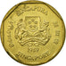 Monnaie, Singapour, Dollar, 1989, British Royal Mint, TTB, Aluminum-Bronze