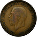 Coin, Great Britain, George V, 1/2 Penny, 1934, VF(20-25), Bronze, KM:837