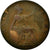 Coin, Great Britain, George V, 1/2 Penny, 1920, F(12-15), Bronze, KM:809