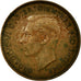 Coin, Great Britain, George VI, Farthing, 1940, VF(30-35), Bronze, KM:843