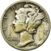 Coin, United States, Mercury Dime, Dime, 1943, U.S. Mint, Denver, VF(30-35)