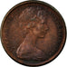 Moneta, Australia, Elizabeth II, Cent, 1966, VF(30-35), Bronze, KM:62