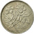 Coin, Malta, 25 Cents, 1991, Franklin Mint, EF(40-45), Copper-nickel, KM:97