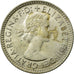 Moneta, Australia, Elizabeth II, Sixpence, 1962, Melbourne, EF(40-45), Srebro