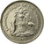 Moneda, Bahamas, Elizabeth II, 25 Cents, 1981, Franklin Mint, MBC, Níquel