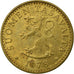 Moneda, Finlandia, 20 Pennia, 1978, MBC, Aluminio - bronce, KM:47