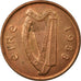 Monnaie, IRELAND REPUBLIC, 2 Pence, 1988, TTB, Copper Plated Steel, KM:21a