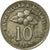 Coin, Malaysia, 10 Sen, 1997, EF(40-45), Copper-nickel, KM:51