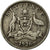 Münze, Australien, George V, Sixpence, 1926, S+, Silber, KM:25
