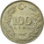 Münze, Türkei, 100 Lira, 1957, SS, Copper-Nickel-Zinc, KM:967